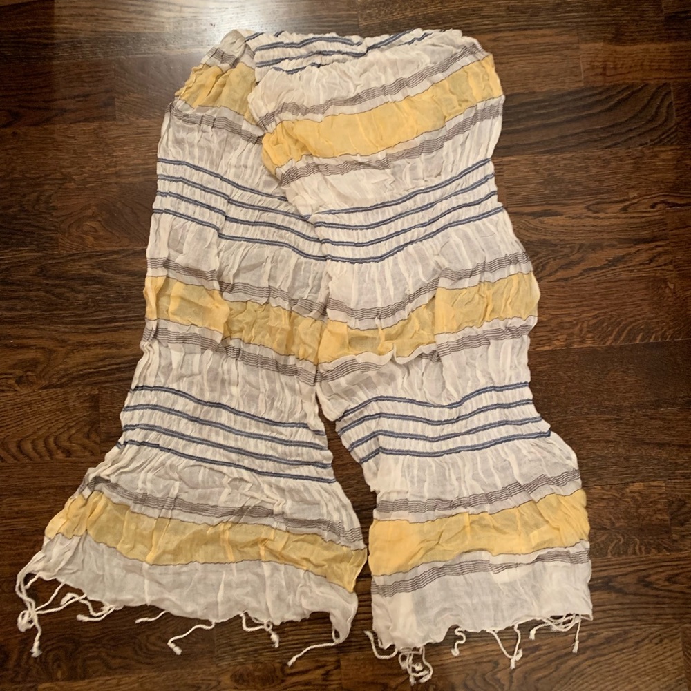 World market striped scarf